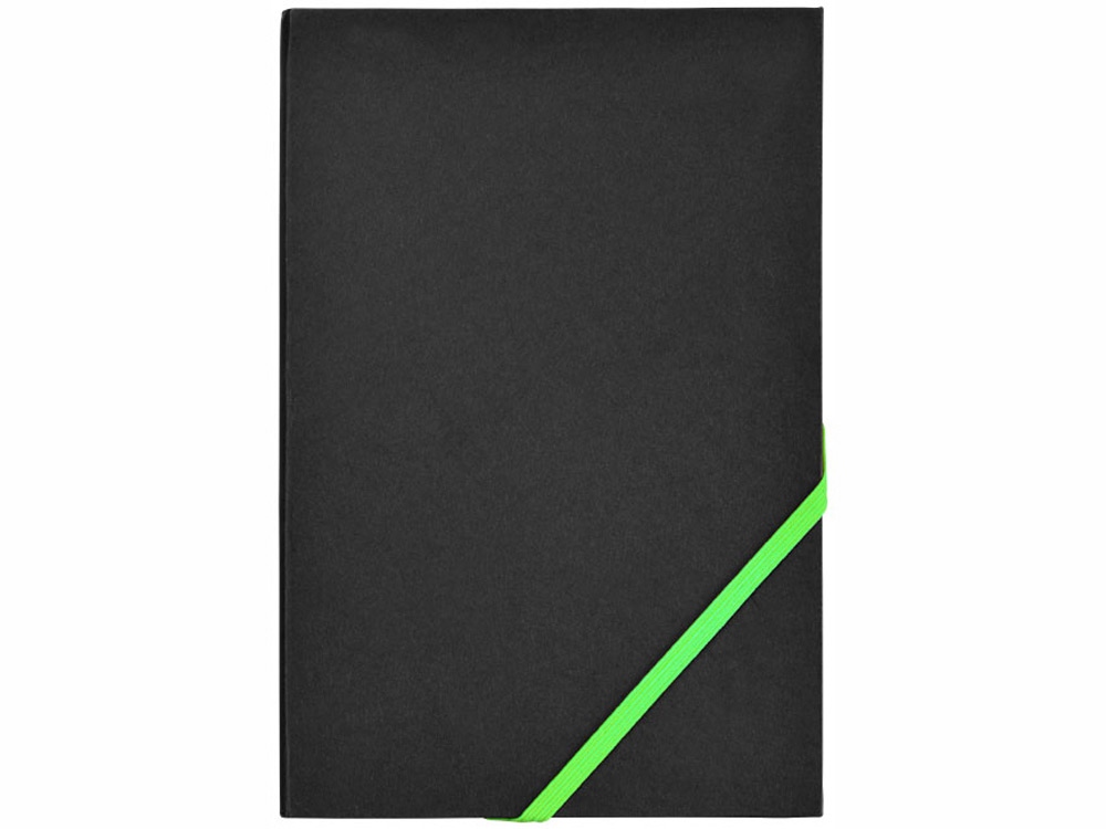 Блокнот А5 Travers, черный/зеленый