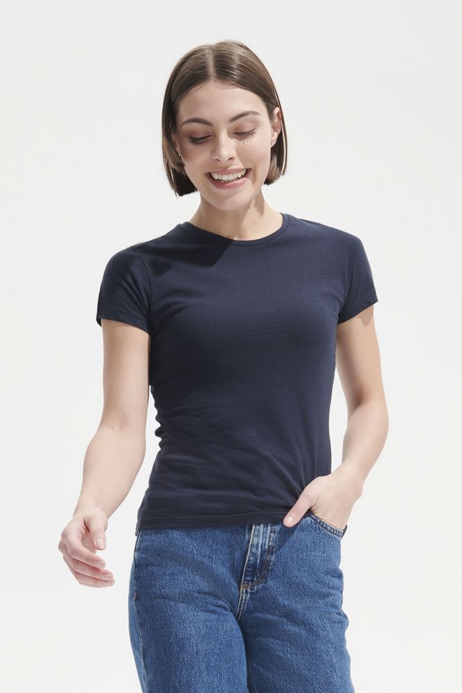 Футболка женская Miss 150 черная, размер L