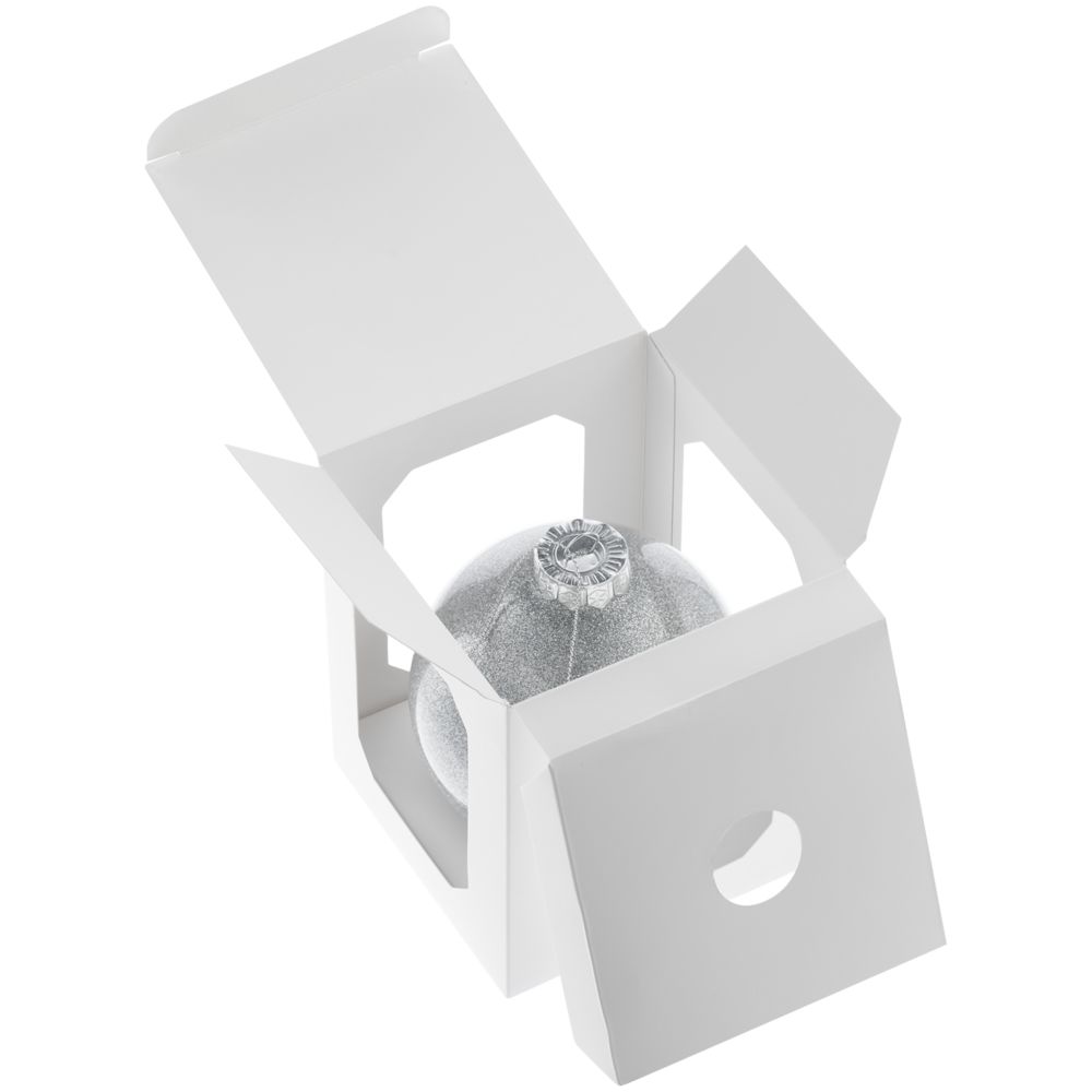 Елочный шар Finery Shine, 10 см — пример нанесения логотипа () | Print Logo