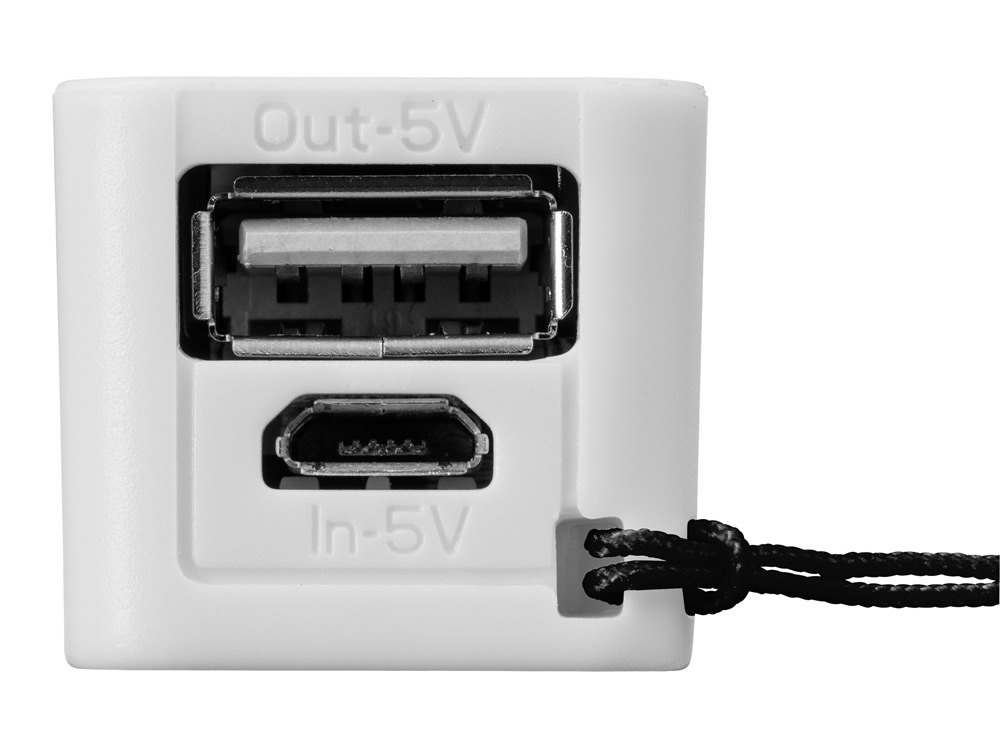 Портативное зарядное устройство Jive, белый