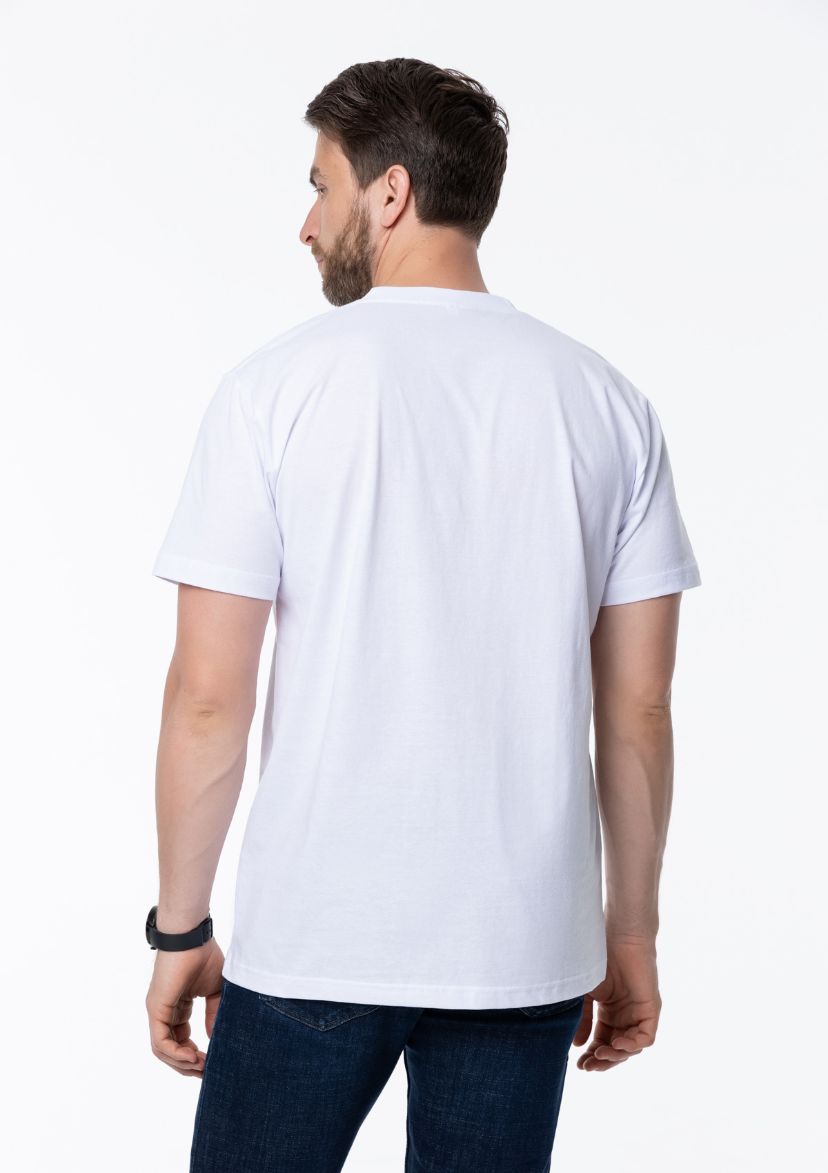 Футболка унисекс хлопок 150, 52, Белый,  (10/1)  (56/XXXL)