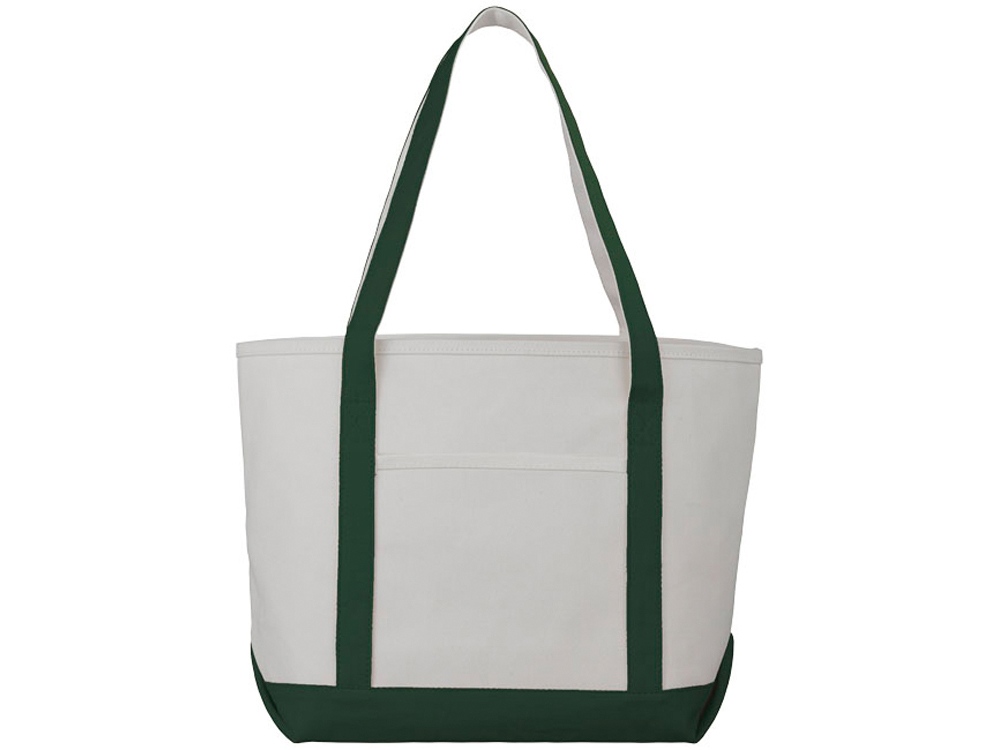 Сумка Premium, натуральный/зеленый