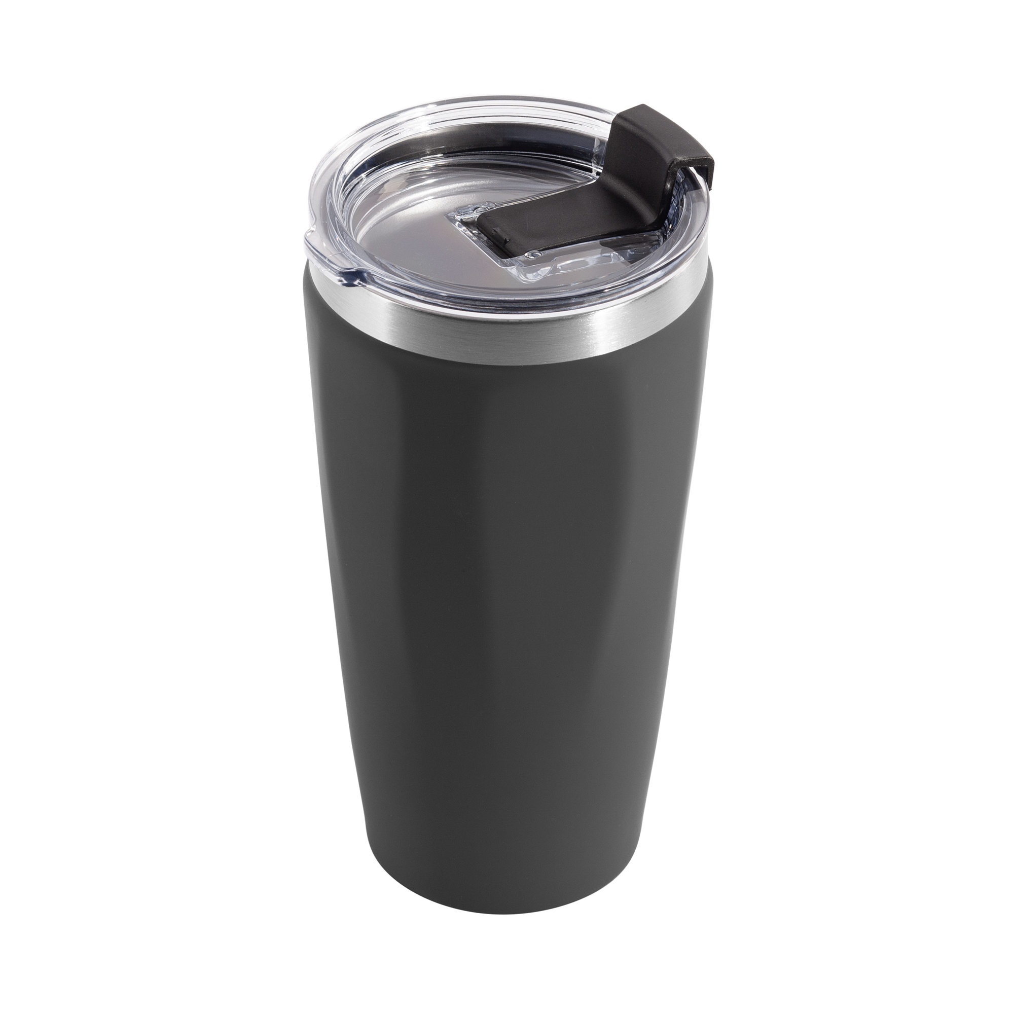 Термостакан "Calypso" 500 мл, покрытие soft touch, черный #, черный