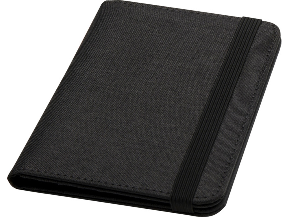 Держатель паспорта Ross с RFID-защитой из переработанного PET-пластика с логотипом  | Print Logo