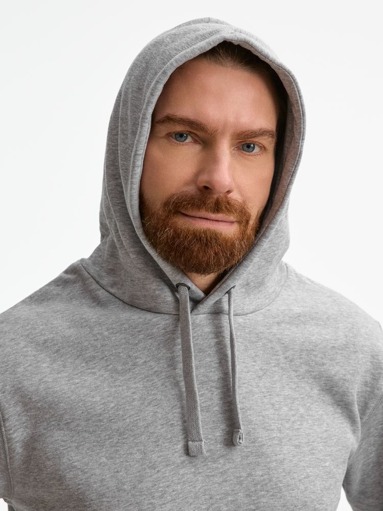 Толстовка унисекс Spencer серый меланж, размер L