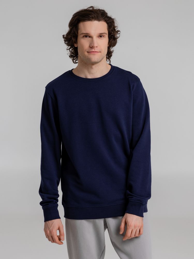 Свитшот унисекс BNC Inspire (Organic), темно-синий, размер M