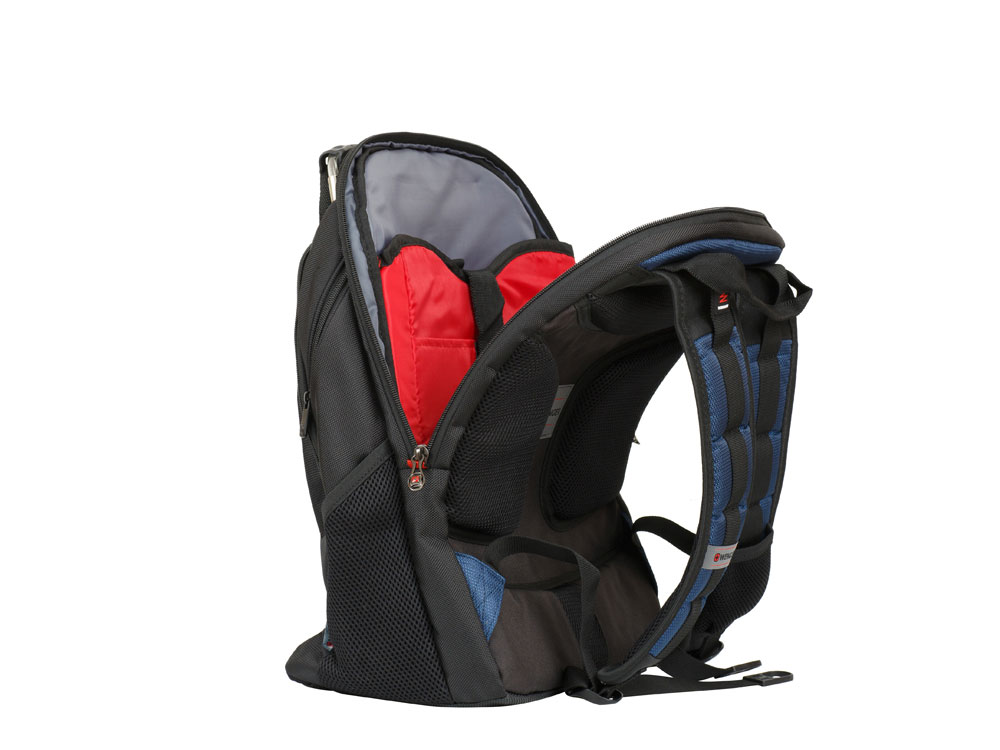 Рюкзак Ibex WENGER 17, черный/синий, полиэстер/ПВХ, 37 x 26 x 47 см, 23 л