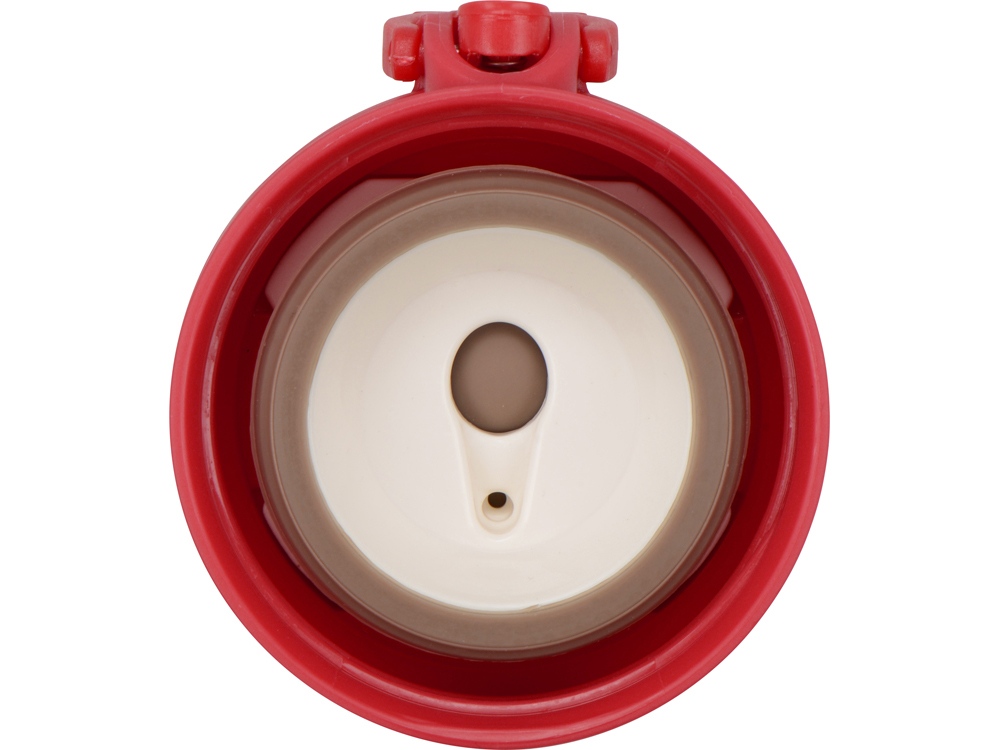 Вакуумная термокружка Хот 470мл, серый/красный