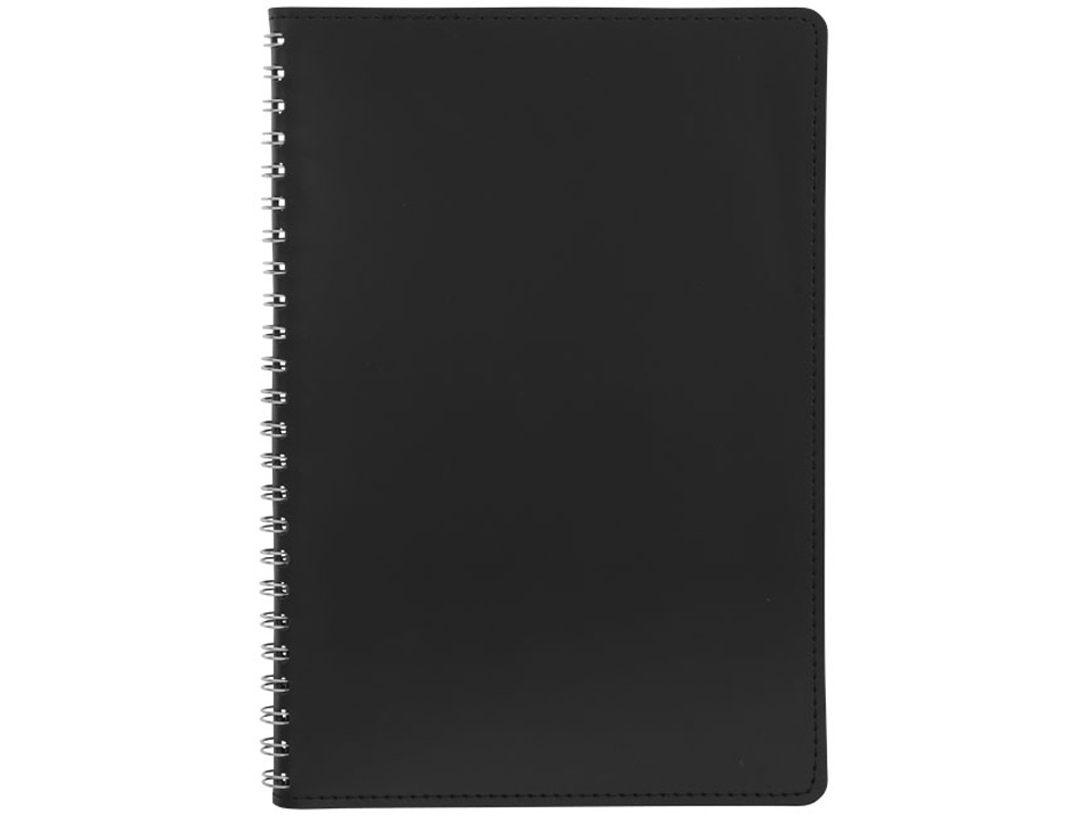 Блокнот Brinc А5, черный/серебристый