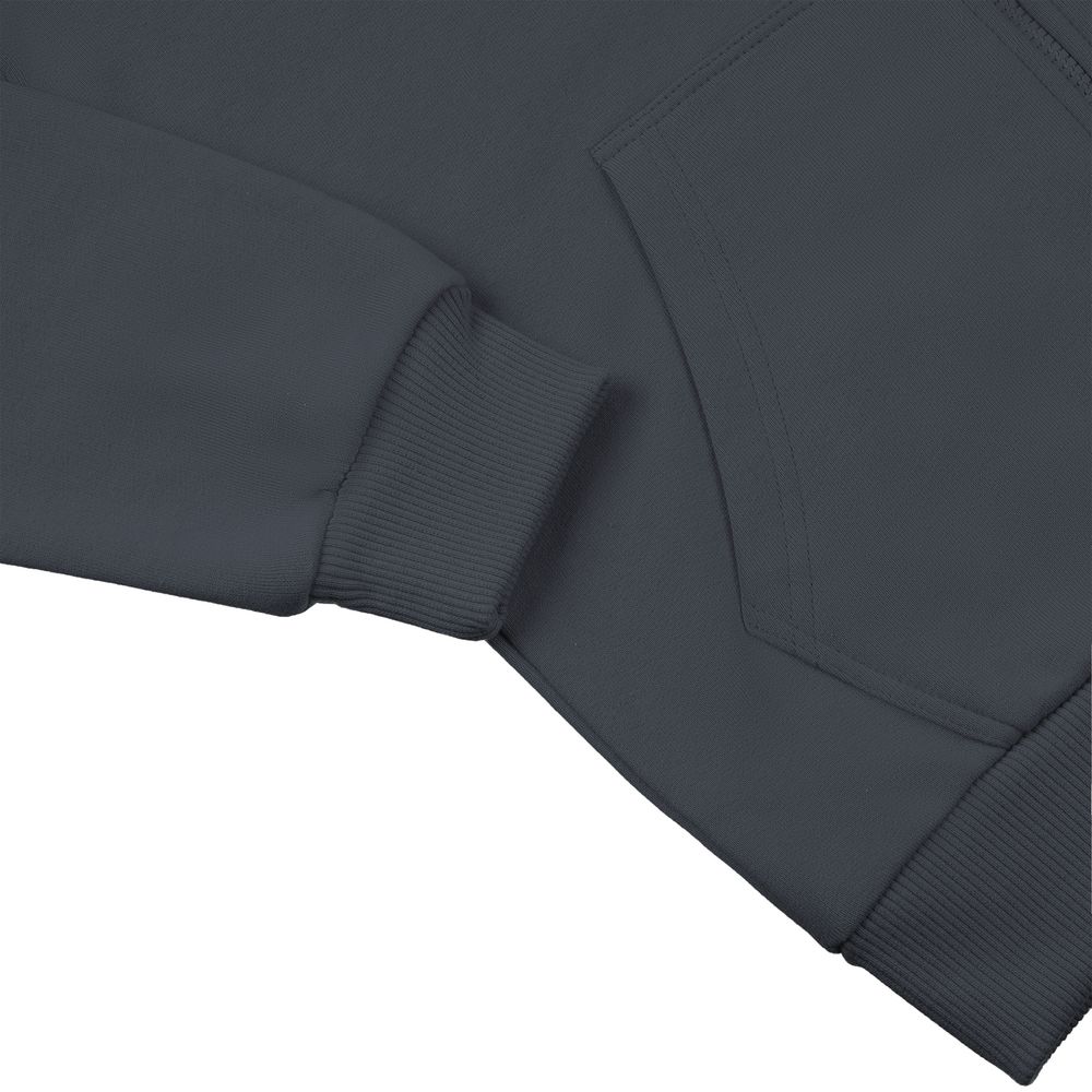 Толстовка на молнии с капюшоном Siverga Heavy 2.0, темно-серая (графит), размер XXL