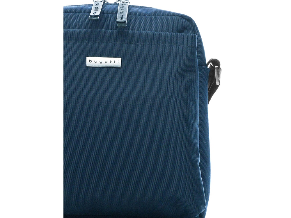 Сумка кросс-боди BUGATTI Contratempo, синяя, нейлон, 19,5х9х20 см, 2,5 л