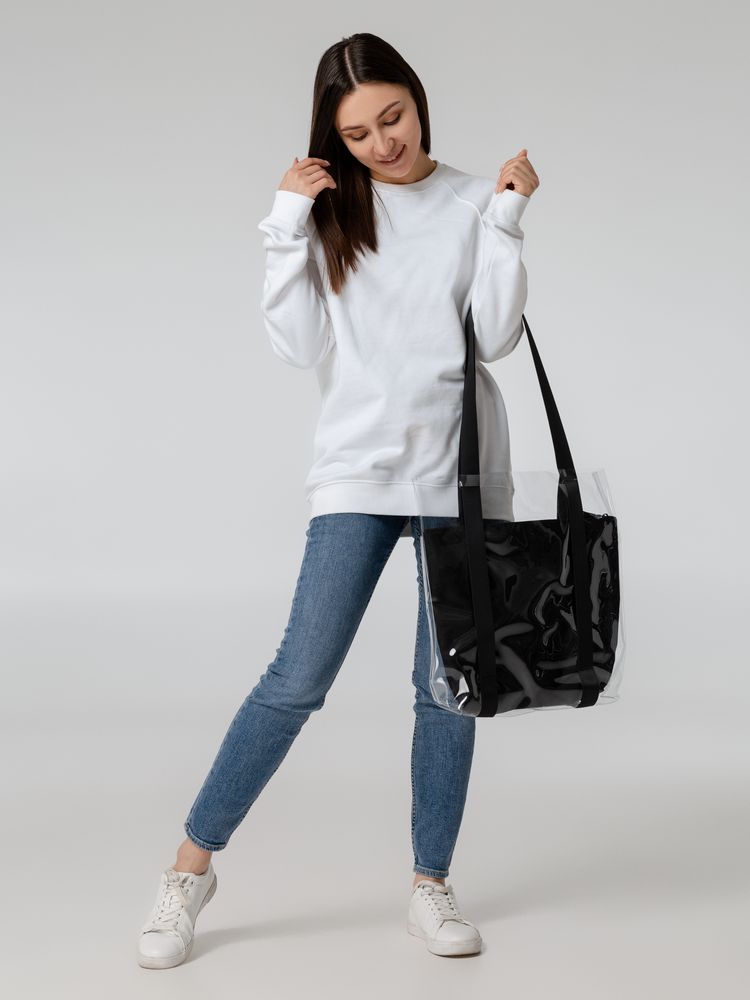 Шопер Clarity с красным органайзером фото на сайте Print Logo.