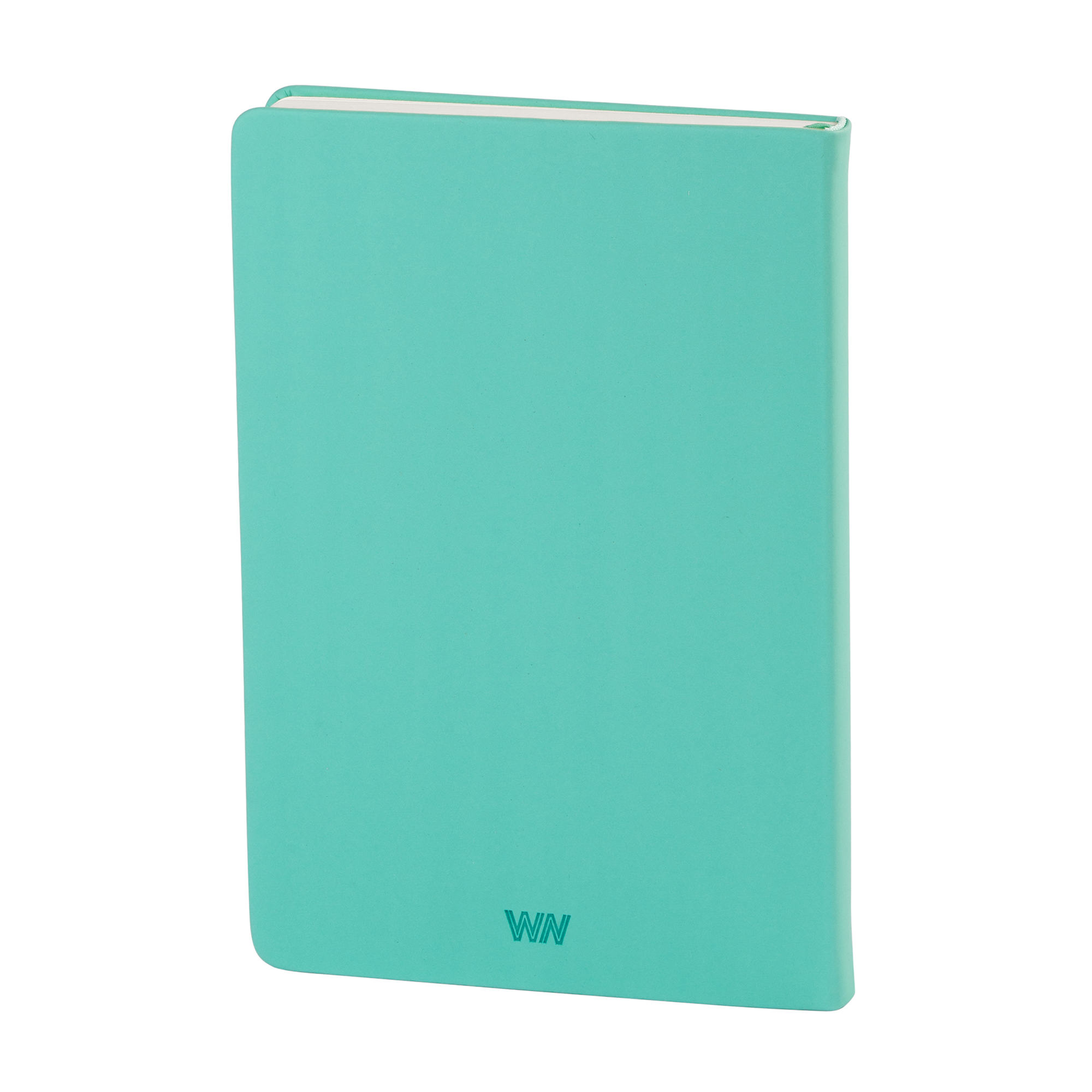 Ежедневник недатированный "Милан", А5, покрытие soft touch, мятный