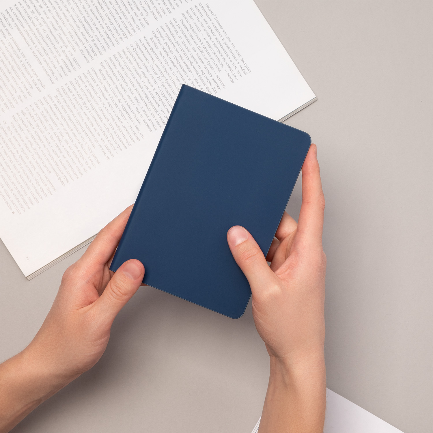 Ежедневник Спарк мини (Spark mini) A6 недатированный, синий