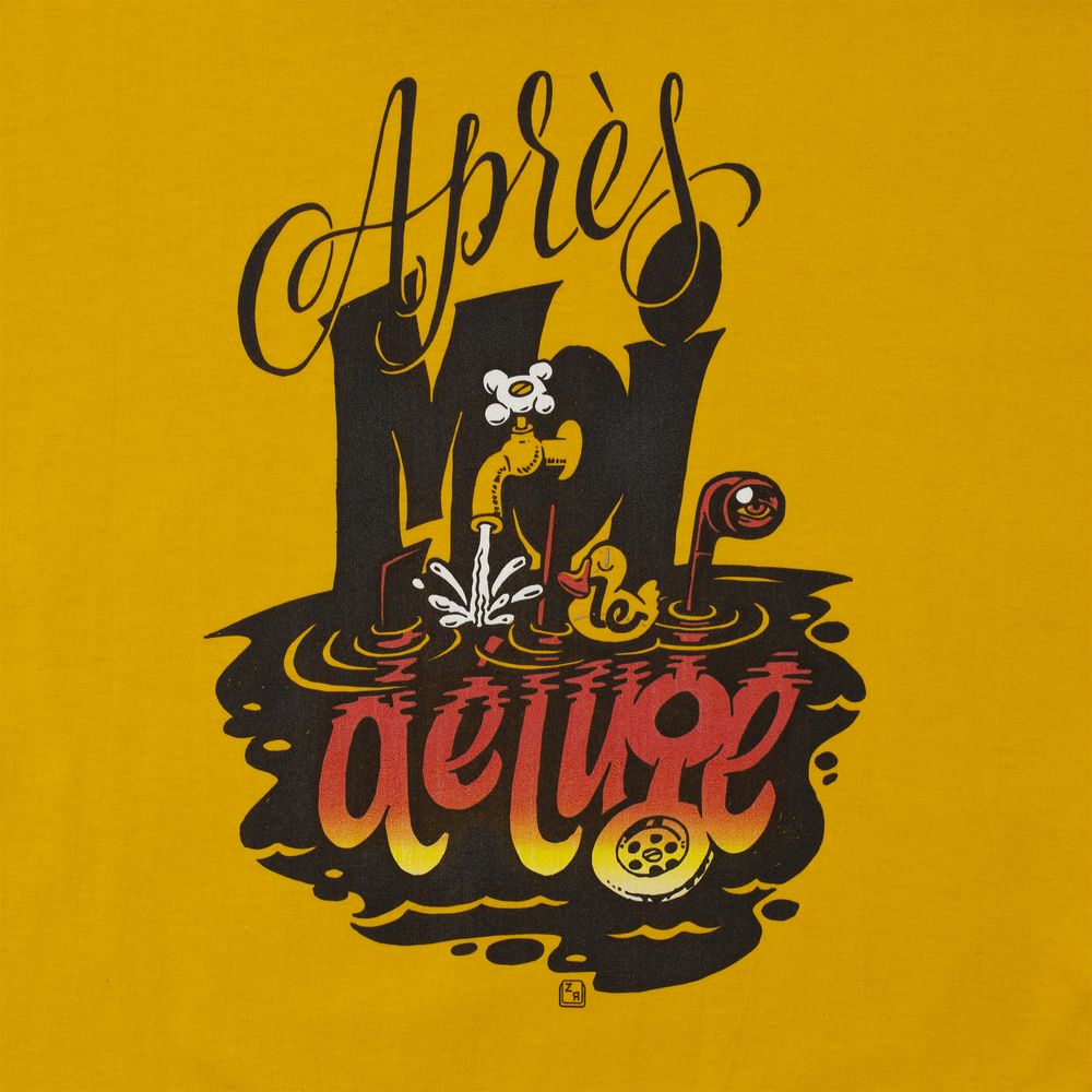 Футболка «После нас — хоть потоп» — пример нанесения логотипа (Author's) | Print Logo