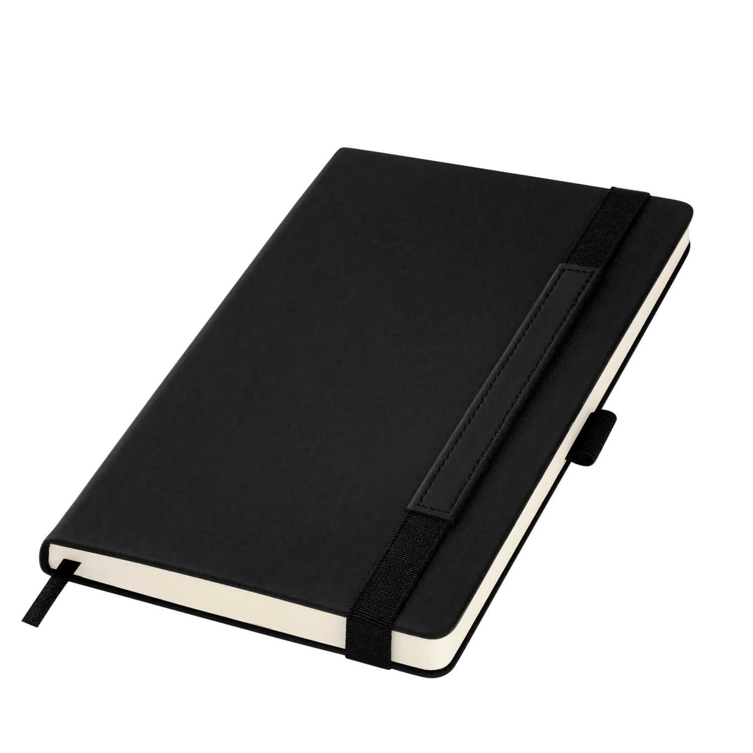 Ежедневник Альфа (Alpha) недатированный, черный/черный