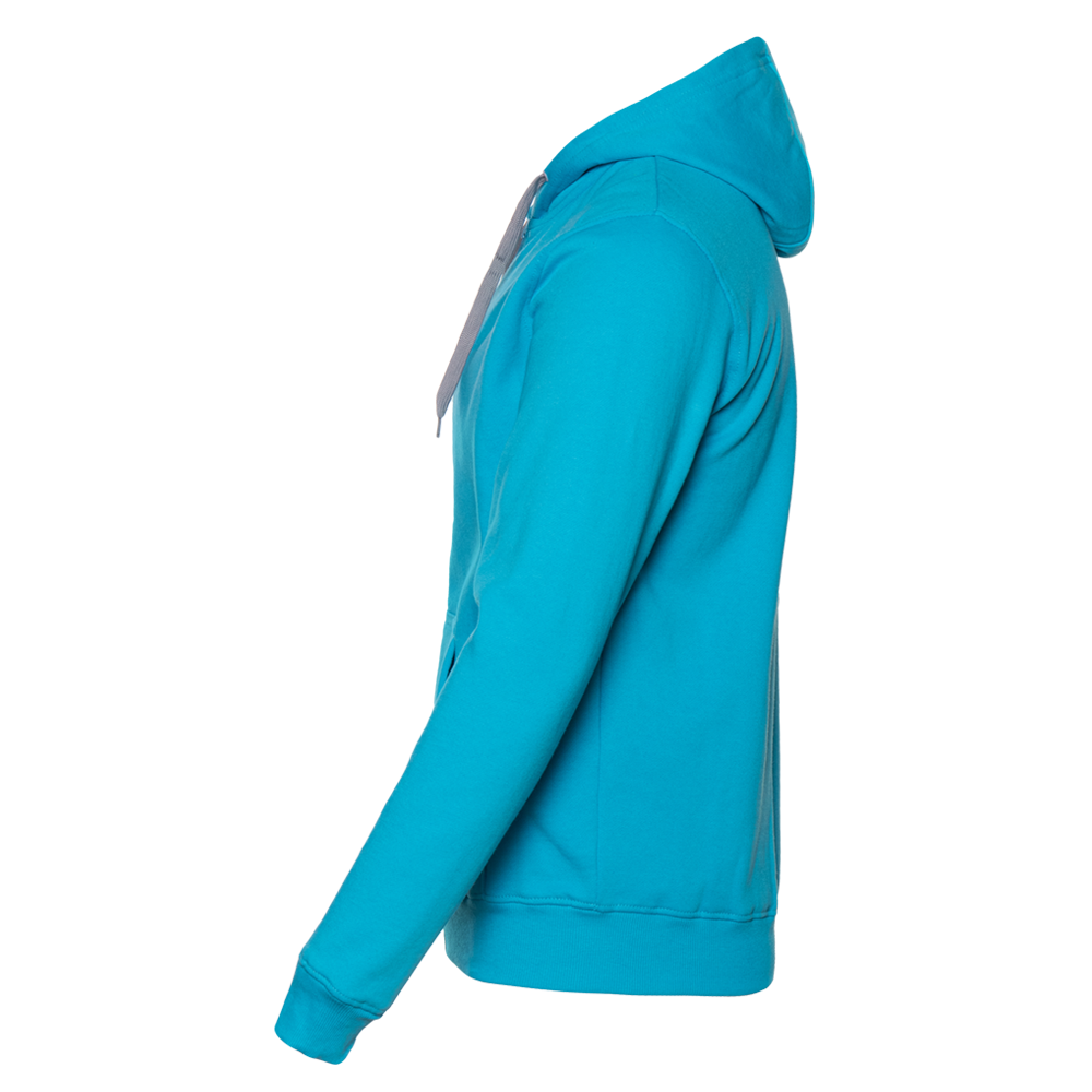 Толстовка мужская STAN с капюшоном на молнии футер с начёсом 280, 17, Бирюзовый,  (32)  (46/S)