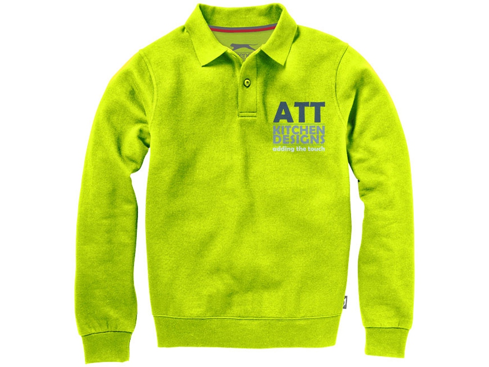 Свитер поло Referee мужской, зеленое яблоко