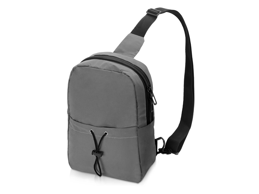 Светоотражающая сумка на одно плечо Reflector с логотипом US Basic | Print Logo