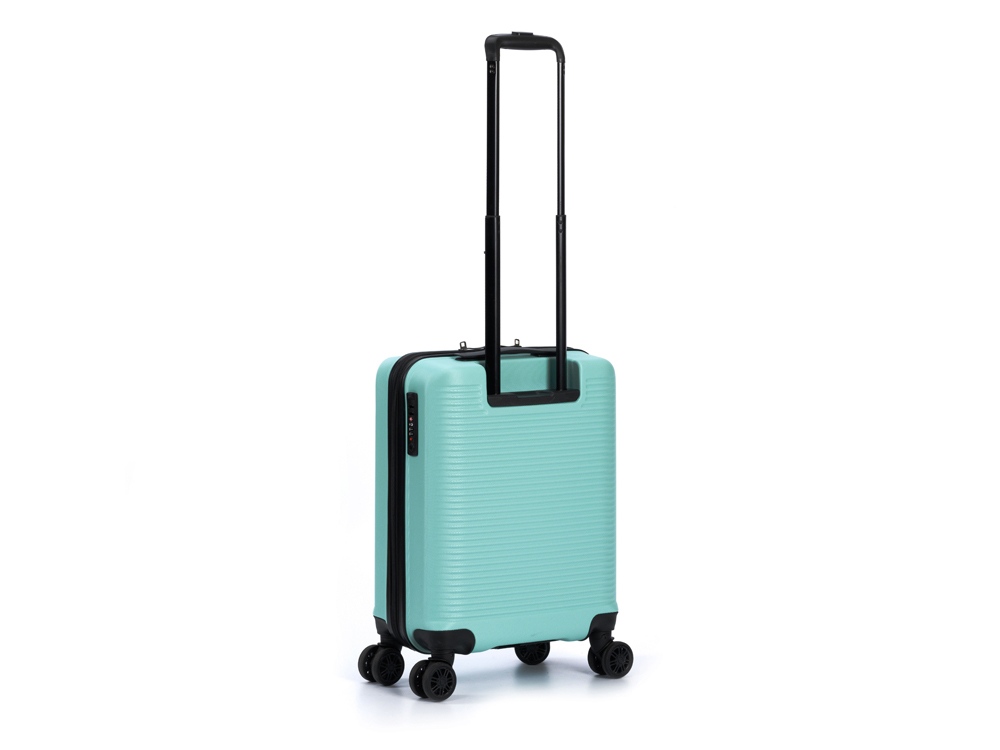 Чемодан TORBER КАСПИЙ, светло-зелёный, ABS-пластик, 38 х 20 х 54 см, 35 л