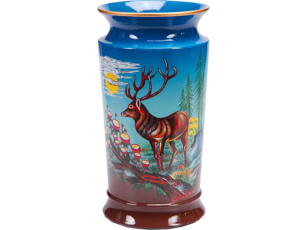 Ваза Охотничьи мотивы с логотипом  | Print Logo