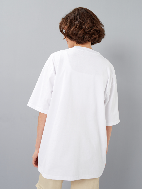 Футболка унисекс оверсайз STAN хлопок 240, 56, Белый,  (10/1)  (48/M)