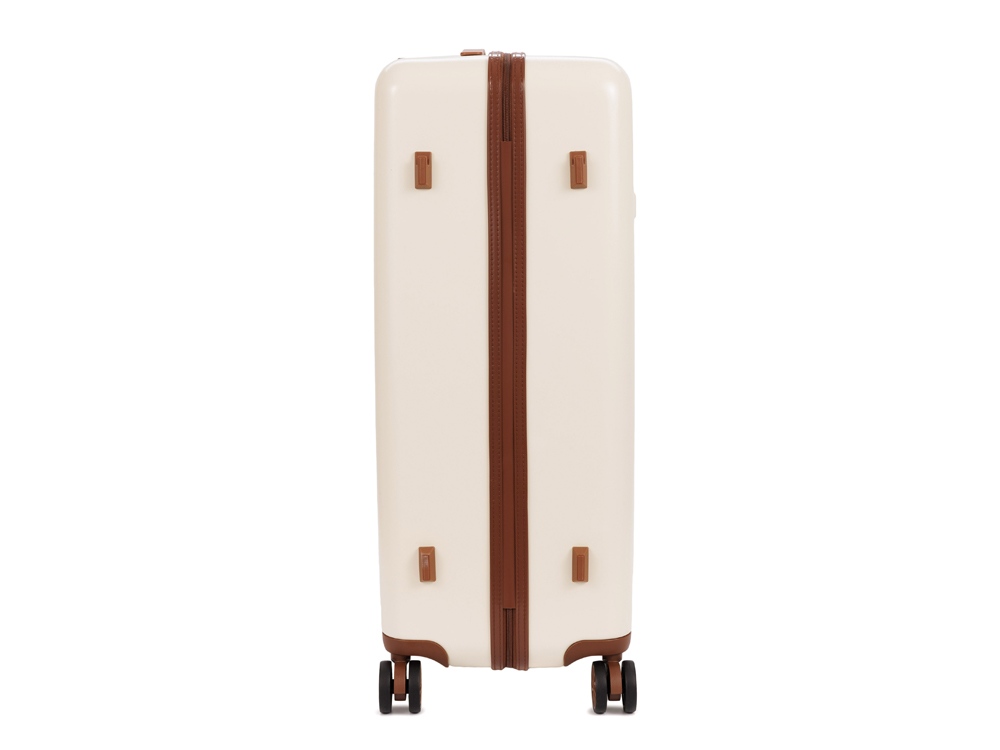 Чемодан BUGATTI АМЕЛИЯ | AMELIA, бежевый, поликарбонат / АБС-пластик, 50х29х76 см, 85 л