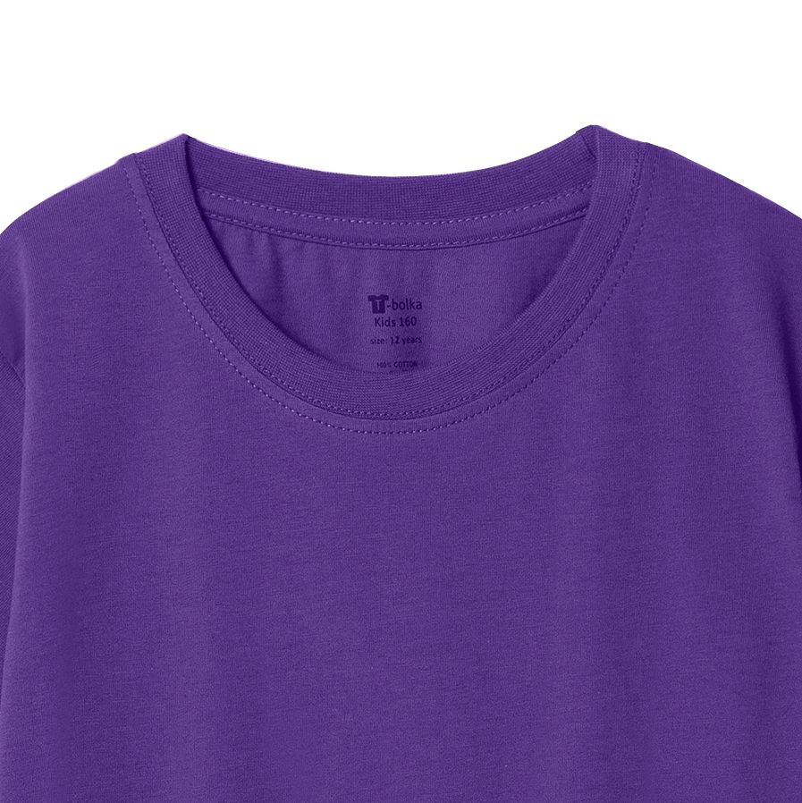 Футболка детская T-Bolka Kids, фиолетовая, 14 лет