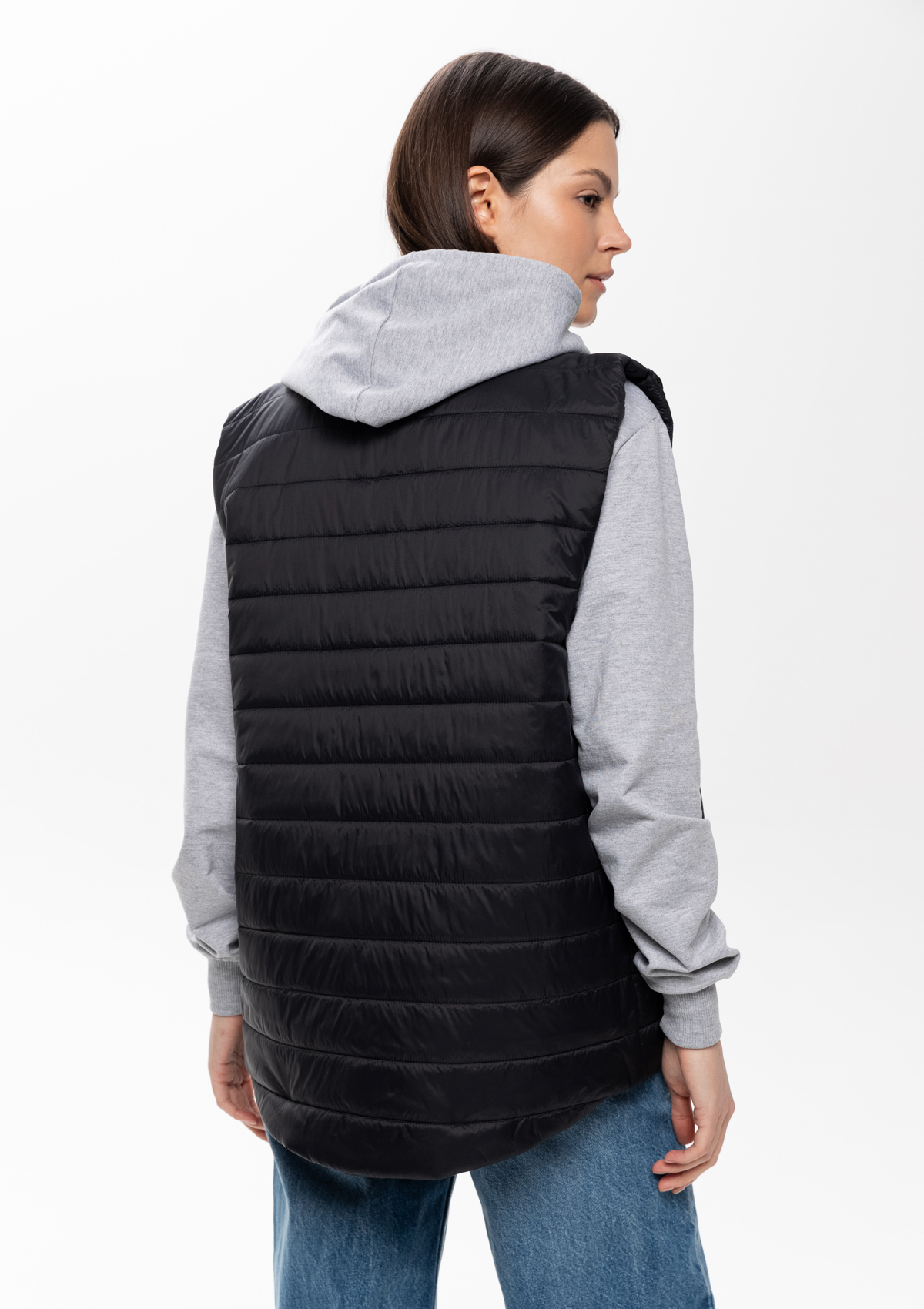 Жилет унисекс утепленный STAN таффета, 65, 87, Чёрный,  (20)  (46/S)