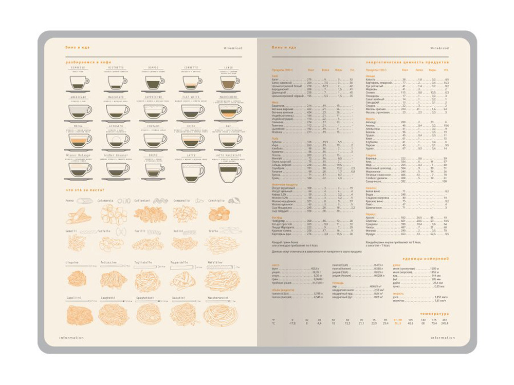 Ежедневник недатированный А5 Boston, черный (оранжевый обрез)
