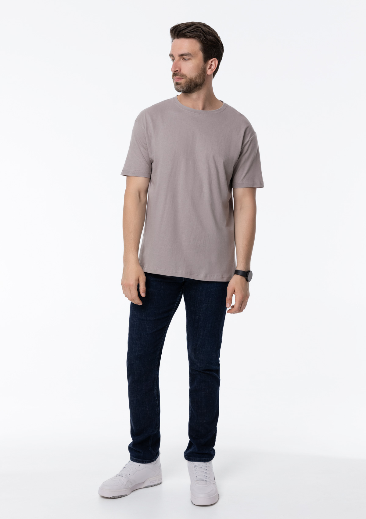 Футболка унисекс без бокового шва STAN хлопок 160, 02, Светло-серый,  (72)  (48/M)