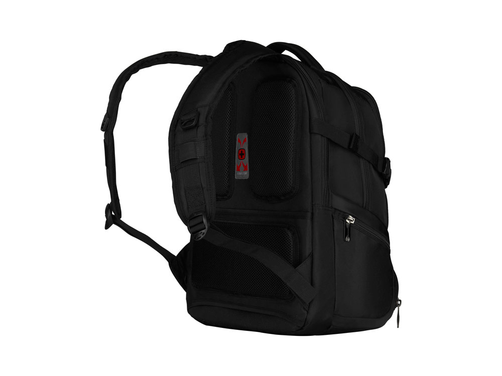 Рюкзак WENGER 16, черный, полиэстер, 35 x 27 x 46 см, 27 л