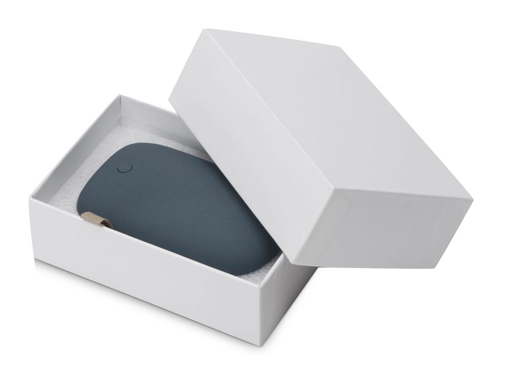 Внешний аккумулятор в форме камня Stone, 7800 mAh, темно-серый