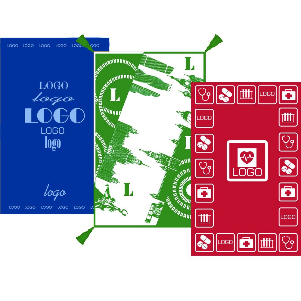 Плед на заказ Tricksy Net, 2 цвета, S с логотипом  | Print Logo