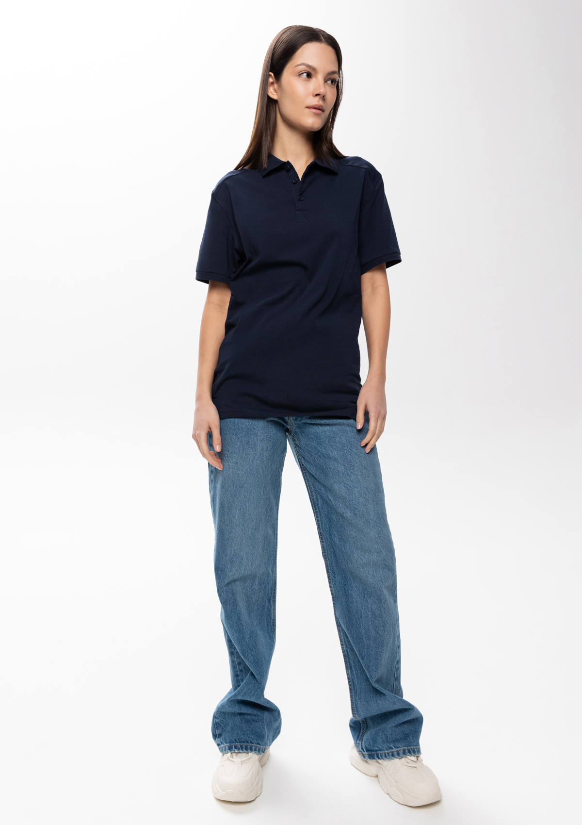 Рубашка поло унисекс STAN хлопок/эластан 200, 05, Тёмно-синий,  (46)  (52/XL)