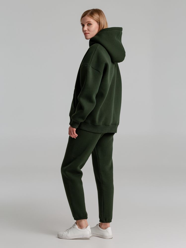 Худи Kulonga Oversize, темно-зеленый хаки, размер XL/XXL