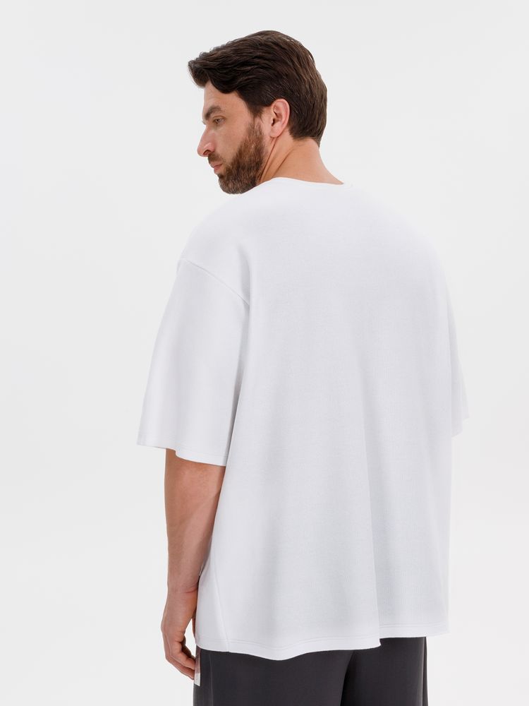 Джемпер с коротким рукавом Siluetti Volumica, молочно-белый, размер XL/XXL