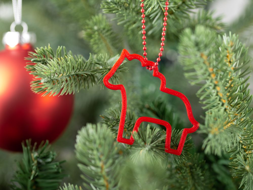 Подвеска «Лошадка с седлом» — пример нанесения логотипа (сделано в России) | Print Logo