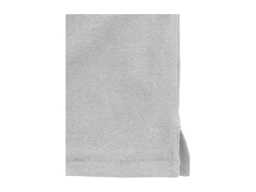 Рубашка поло Oakville мужская с длинным рукавом, серый меланж