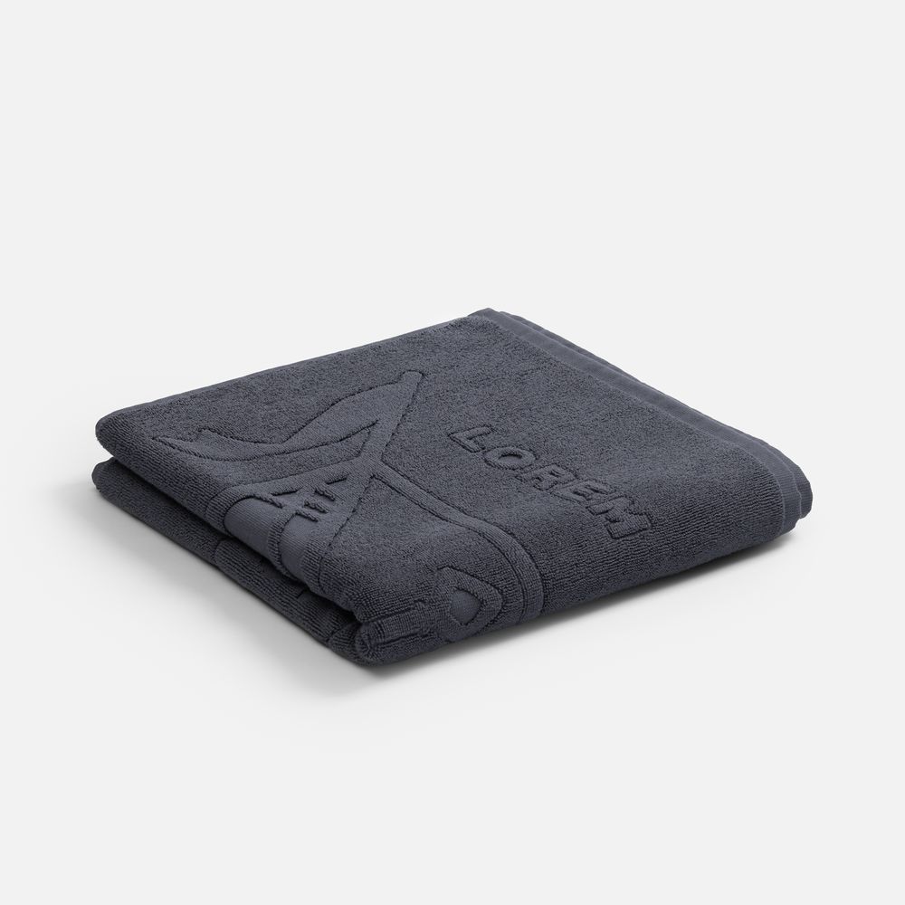 Полотенце на заказ Surpass с рельефным логотипом фото на сайте Print Logo.