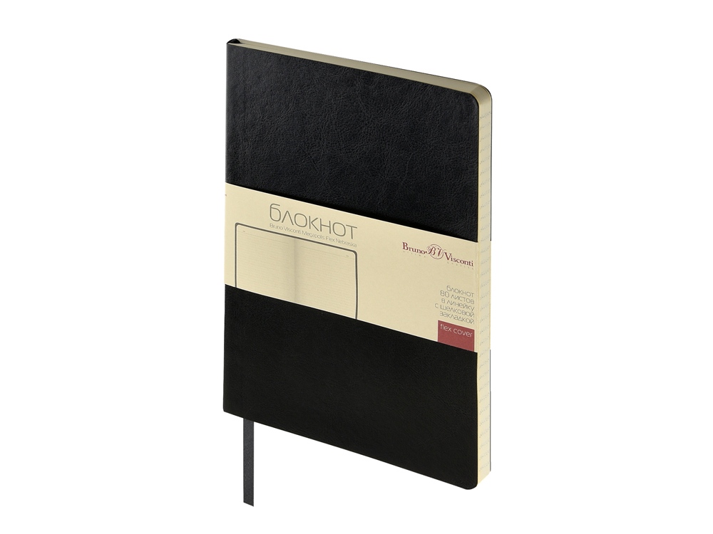 Блокнот А5 Megapolis Flex Nebraska с логотипом Bruno Visconti | Print Logo