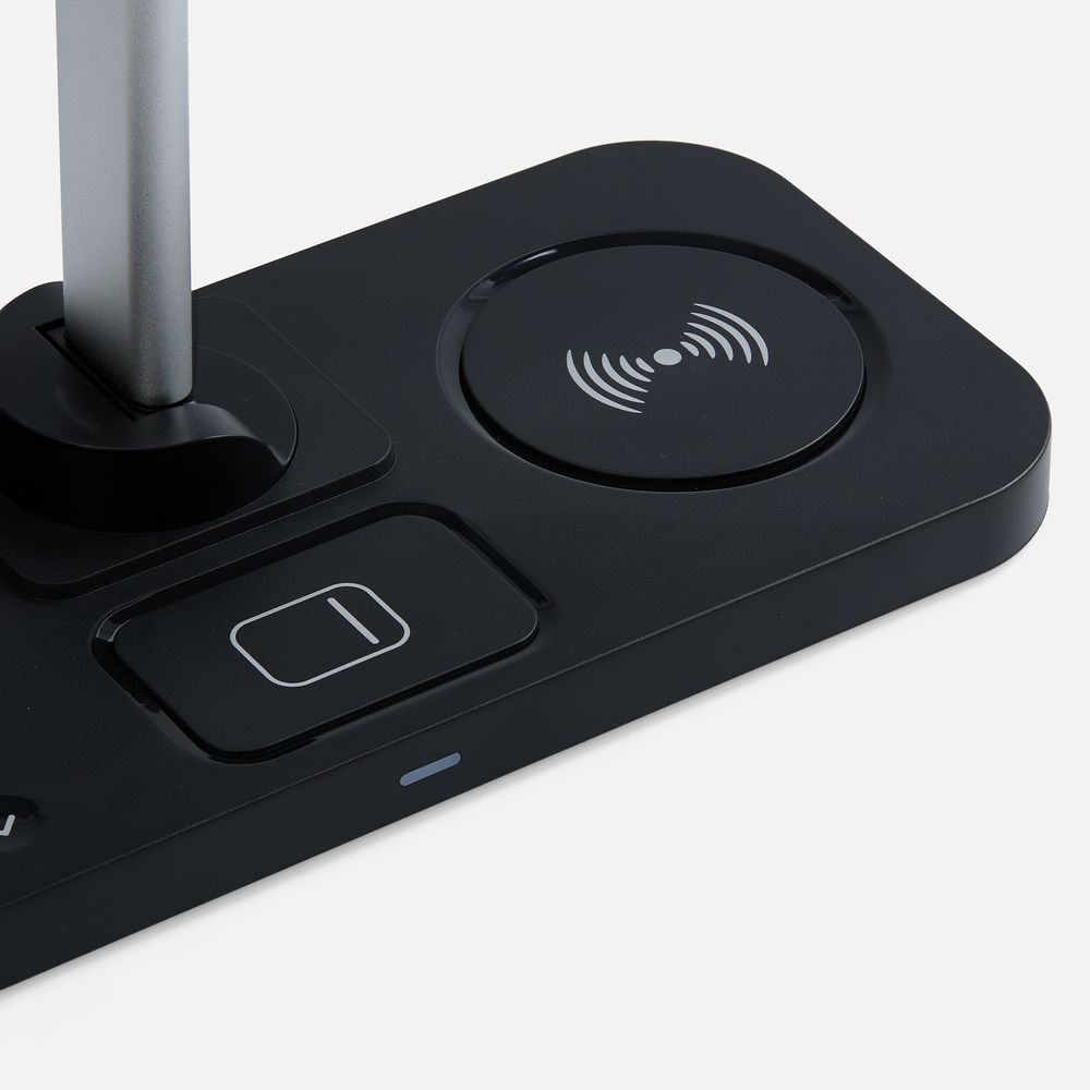 Настольная лампа с беспроводной зарядкой Power Light