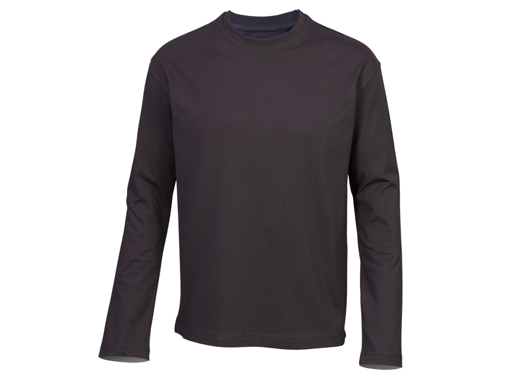 Лонгслив оверсайз Berlin унисекс, темно-серый