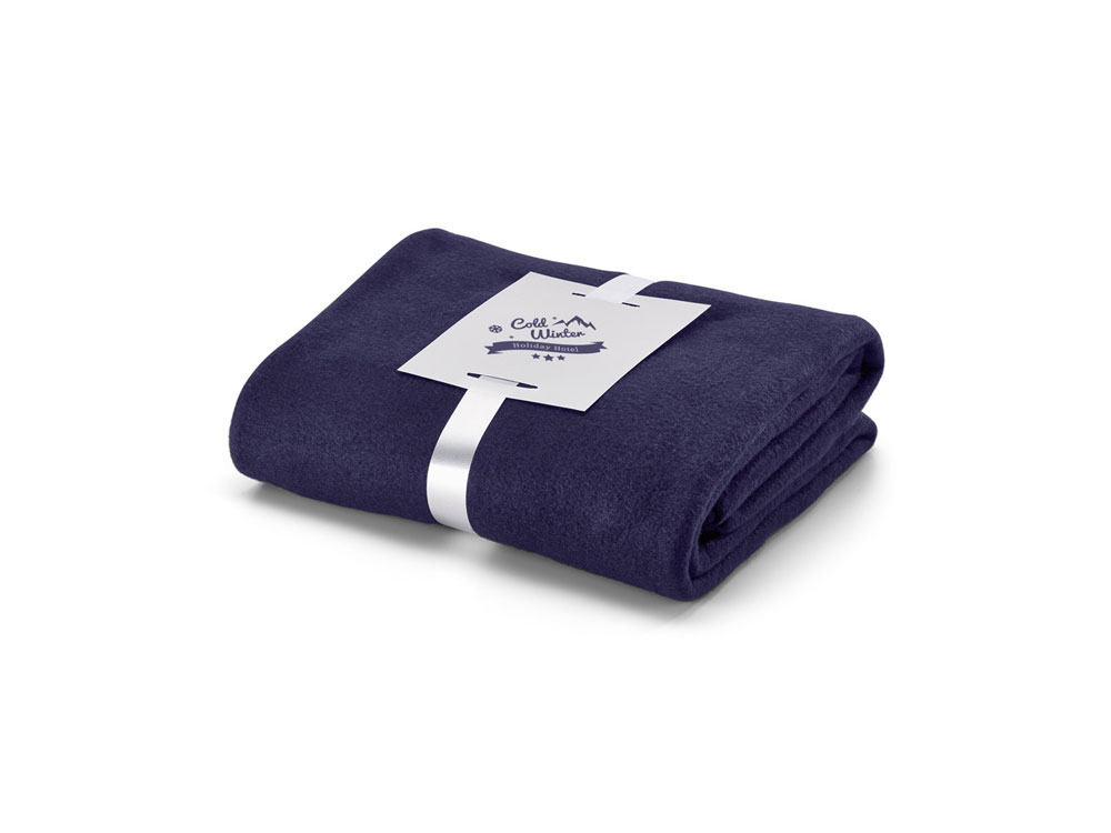 Флисовый плед 250 г/м² WARMY с логотипом  | Print Logo