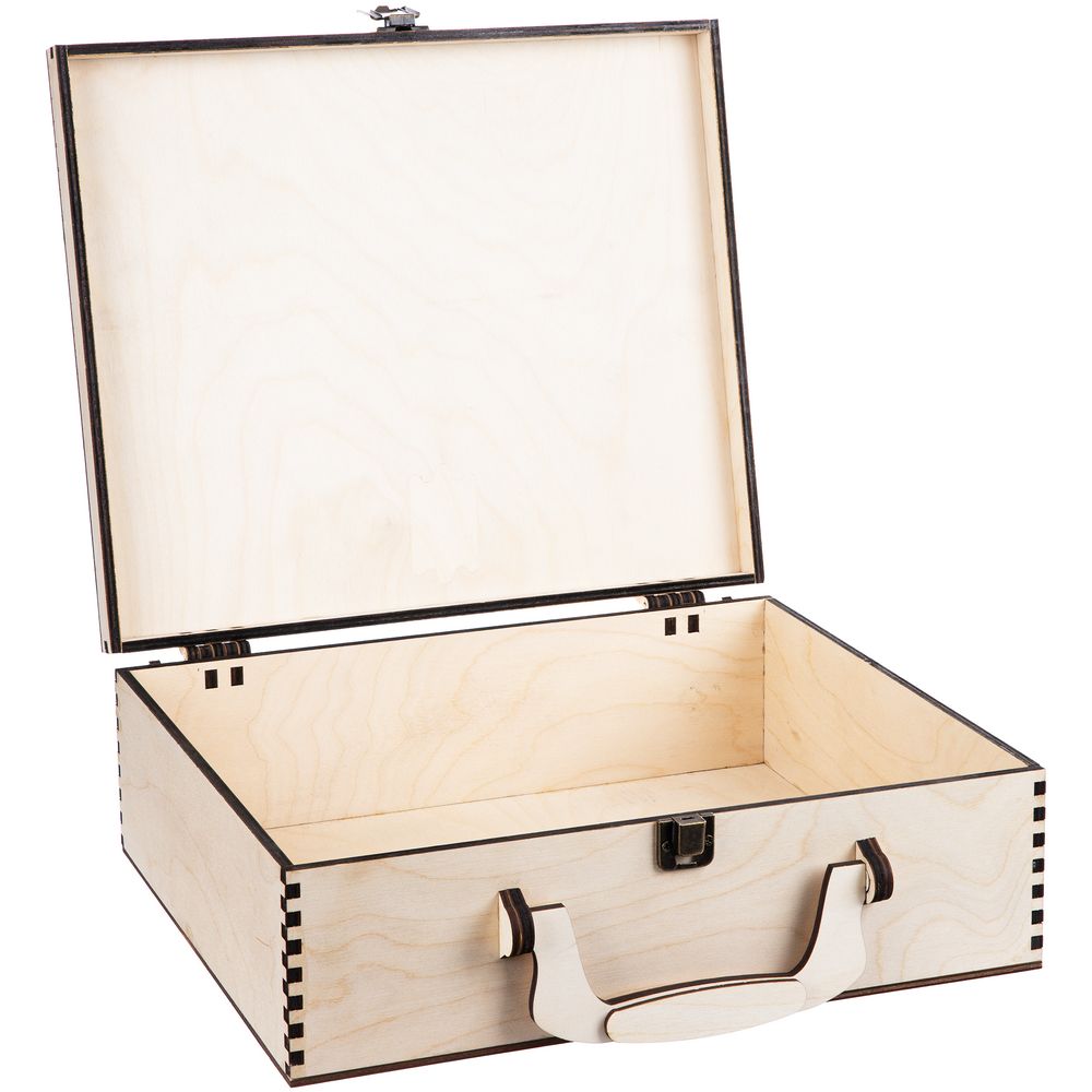 Деревянный кейс Wunderding — пример нанесения логотипа (сделано в России) | Print Logo