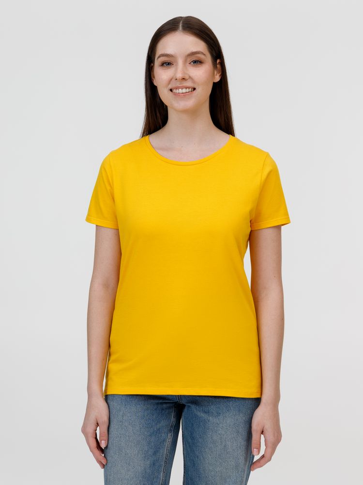 Футболка E190 женская серый меланж, размер L