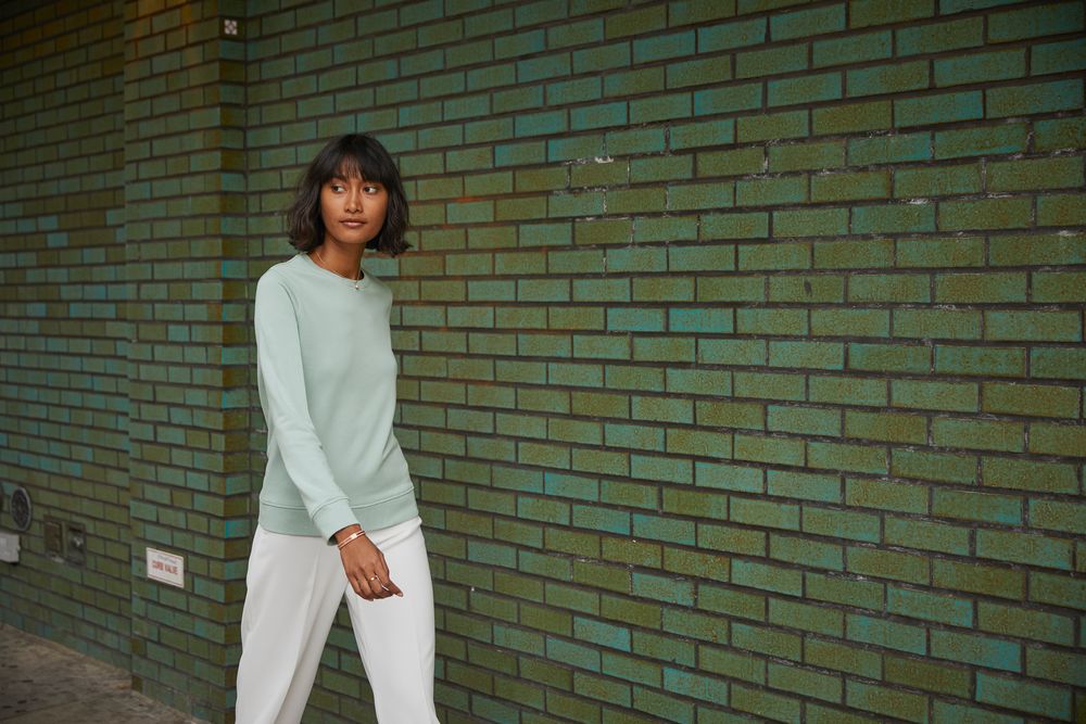 Свитшот женский BNC Inspire (Organic) фото на сайте Print Logo.