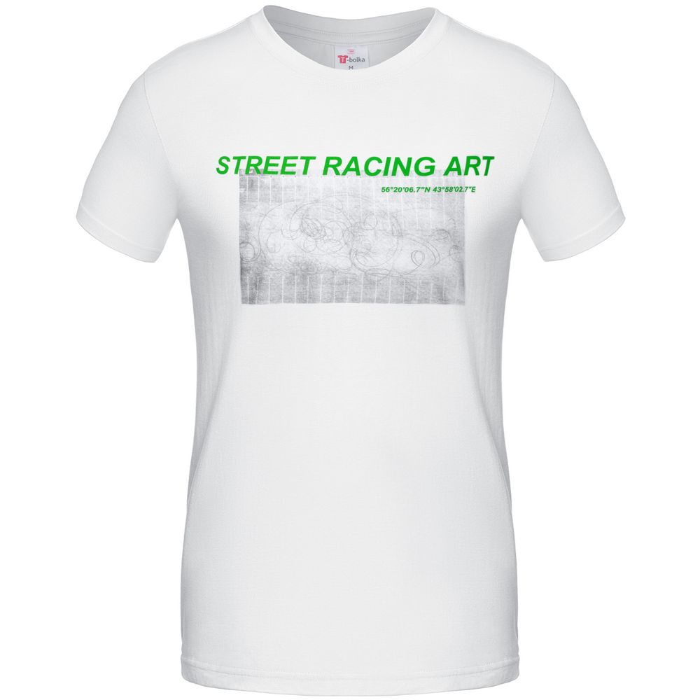 Футболка Street Racing Art — пример нанесения логотипа (CoolColor) | Print Logo