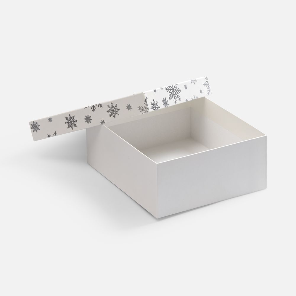 Коробка Wintry — пример нанесения логотипа (сделано в России) | Print Logo