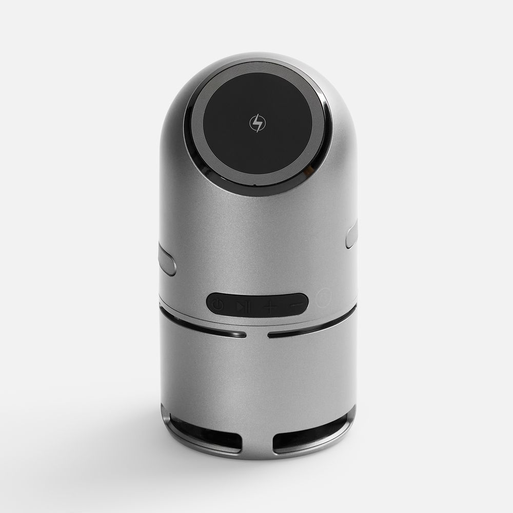 Bluetooth-колонка с беспроводной зарядкой Droid фото на сайте Print Logo.